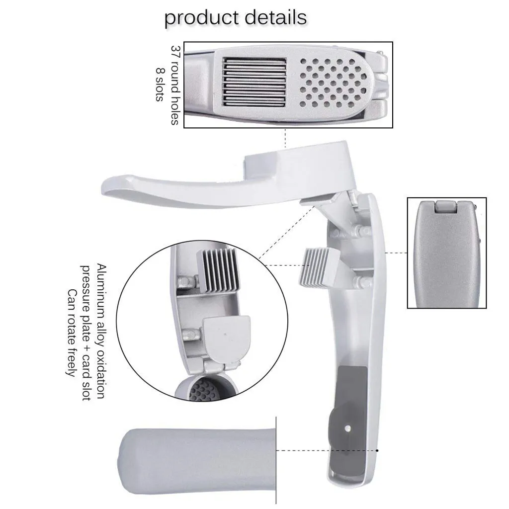 2 In 1 Knoblauchpresse Zerkleinerungsmaschine Und Knoblauchscheibenfunktion Crush 5 2 In 1 Knoblauchpresse Zerkleinerungsmaschine Und Knoblauchscheibenfunktion Crush – Bild 3