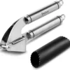 Deiss PRO Knoblauchpresse Und Silikon-Knoblauchschäler-Set - Bestes Werkzeug Zum Sekundenschnellen Zerkleinern Von Knoblauch Und Ingwer - Rostfreier Edelstahl Und Extrem Leicht Zu Reinigen - Spülmaschinenfest 2 Deiss PRO Knoblauchpresse Und Silikon-Knoblauchschäler-Set - Bestes Werkzeug Zum Sekundenschnellen Zerkleinern Von Knoblauch Und Ingwer - Rostfreier Edelstahl Und Extrem Leicht Zu Reinigen - Spülmaschinenfest -Haushaltswaren Store 6850e40b4ab55da4229b313641b1c5ad