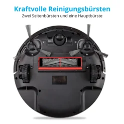 MEDION Staubsaugerroboter Mit Ladestation E40 (Staubsaugerroboter Für Hartböden, Fliesen, Laminat, Optimiert Für Tierhaare, Direkte Absaugung, Automatische Rückkehr Zur Ladestation) -Haushaltswaren Store 68b0a4a8e8739a91ce9399cefefb2625