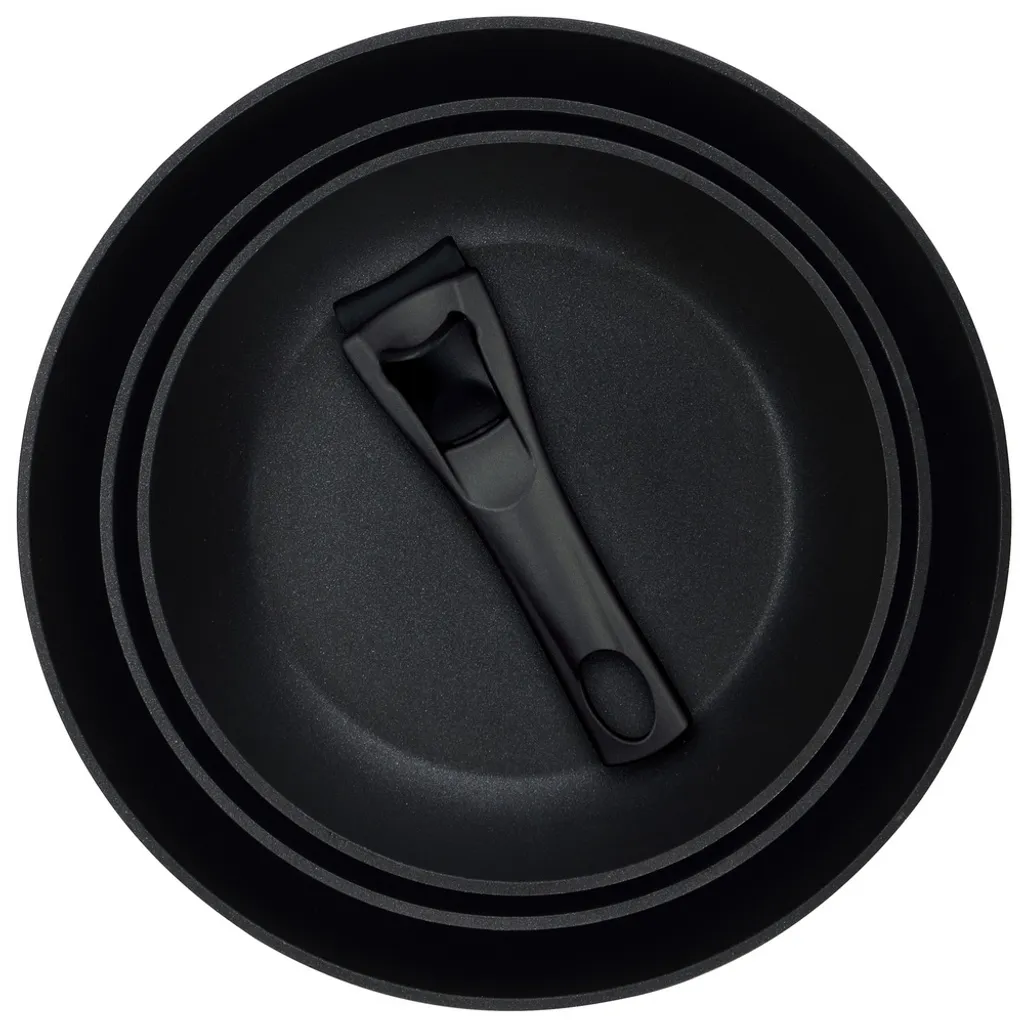 Bergner 3-tlg. Bratpfannen-Set 18+20+24 Cm Pfannen Mit Click-Griff BG-35470-BK 3 Bergner 3-tlg. Bratpfannen-Set 18+20+24 Cm Pfannen Mit Click-Griff BG-35470-BK