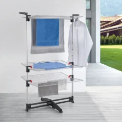 3-Etagen Wäscheturm Turmwäschetrockner Wäscheständer Turm Wäschetrockner -Haushaltswaren Store 68fdc406d3293dc95babe766b9846edd