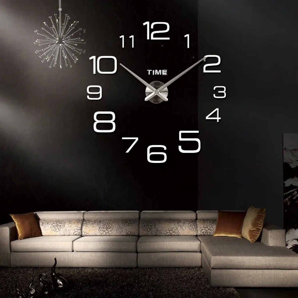 3D Wanduhren Wanduhr Groß Uhr Mute Decor Wandtattoo Modern Deko Geschenk Home Office Büro DIY Wohnwand Wohnzimmer Wand Decoration Design Schwarz Retoo 11 3D Wanduhren Wanduhr Groß Uhr Mute Decor Wandtattoo Modern Deko Geschenk Home Office Büro DIY Wohnwand Wohnzimmer Wand Decoration Design Schwarz Retoo – Bild 9