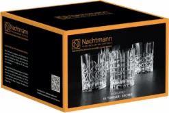 Nachtmann Whiskybecher Highland 345ml H:10,2cm, Klar (4er Pack) -Haushaltswaren Store 6a9df85ebd3670d38d1aafa0b0f4edea