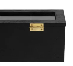 Theedoos Zwart 6-Vaks -Haushaltswaren Store 6b31cf7baf90e92bb5f61bc481b11e76