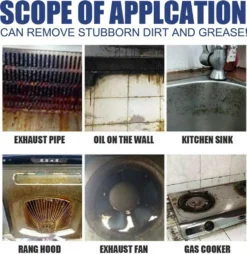 3er 100ml Schäumender Schwerölfleckenreiniger Reiniger, Leistungsstarker Fleckenentferner, Schaumreiniger, Hartnäckig Fett & Schmutz Entfernen Blasenspray, Allzweckreiniger -Haushaltswaren Store 6ba4f2f0d2a20ba2773da52d13ffb888