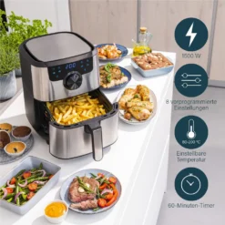 Princess Aerofryer Smart 1500 W 4,5 L Silbern 36 Princess Aerofryer Smart 1500 W 4,5 L Silbern -Haushaltswaren Store 6c8e9f6789b7562562b2b12851a0a9b1