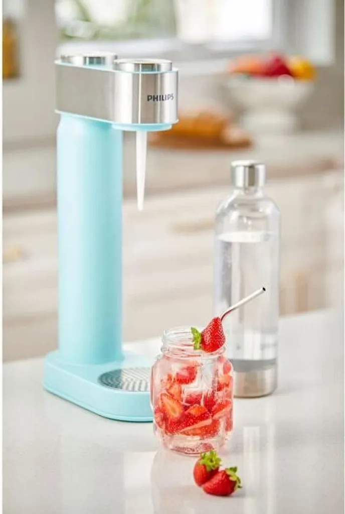 PHILIPS AQUA Soda Maker Wassersprudler + 425 G CO²-Zylinder + 1 PET-Flasche 1 Liter, Mintgrün 8 PHILIPS AQUA Soda Maker Wassersprudler + 425 G CO²-Zylinder + 1 PET-Flasche 1 Liter, Mintgrün – Bild 6