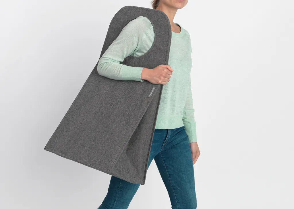 Brabantia Wäschekorbtasche 55 L Faltbar Schwarz 14 Brabantia Wäschekorbtasche 55 L Faltbar Schwarz – Bild 12