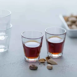 Leonardo Rock Stamper, Schnapsglas, Pinnchen, Shotglas, Glas, 40 Ml, 6er Set, 12994 -Haushaltswaren Store 6d3febf6f81458d528741c831c3e53fb