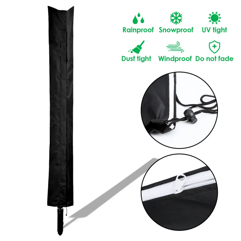 EINFEBEN Waeschespinne Wäschespinnen Schutzhuelle Mit Hochdichter Oxford PVC-Beschichtung Mit Reissverschluss & Kordelzug Wasserdichte Stoff Huelle Fuer Waeschespinne Abdeckung Extrem Wasserabweisendes 168 X 28cm Schwarz 3 EINFEBEN Waeschespinne Wäschespinnen Schutzhuelle Mit Hochdichter Oxford PVC-Beschichtung Mit Reissverschluss & Kordelzug Wasserdichte Stoff Huelle Fuer Waeschespinne Abdeckung Extrem Wasserabweisendes 168 X 28cm Schwarz