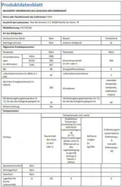 Haier CFE735CWJ Kühl-Gefrier-Kombination Total No Frost In Weiß -Haushaltswaren Store 6d54c1d5ca4e04433add0a043fb09d78