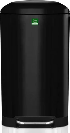 Mülleimer Cubo Edelstahl Farbe: Schwarz -Haushaltswaren Store 6d58cc24fa2e323e55be9afb84441898