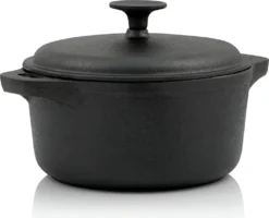 BBQ-Toro Gusseisen Cocotte | 4 Liter, Ø 22,5 Cm | Rund | Bräter Mit Deckel