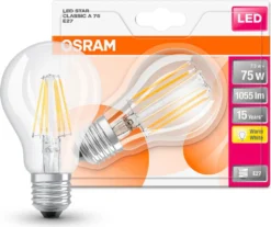 Osram LED Filament Leuchtmittel Retrofit Birnenform 8W = 75W E27 Klar Warmweiß 2700K FS -Haushaltswaren Store 6dfcd405d2dfe04ce3d64387a5af6181