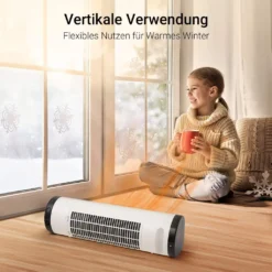 Midea NTH20-17BR Keramik Heizlüfter 2000W Mit Thermostat, Oszillation, 2 Heizstufen, Heizung Mit Ventilator, ECO-Modus, 24H Timer, Integrierter Tragegriff, Horizontales Erhitzen, PTC Heizgerät 13 Midea NTH20-17BR Keramik Heizlüfter 2000W Mit Thermostat, Oszillation, 2 Heizstufen, Heizung Mit Ventilator, ECO-Modus, 24H Timer, Integrierter Tragegriff, Horizontales Erhitzen, PTC Heizgerät -Haushaltswaren Store 6e5e0fb99d0bed8b7de16463e95ece55