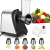 5 In 1 Elektrischer Gemüsehobel, 250W Automatische Gemüsereibe Mit 5 Kegel-Klingen, Edelstahl Gemüseschneider, Multifunktionsreibe Gemüse Raspel Für Obst Gemüse -Haushaltswaren Store 6e9d3b9b1a08dba86d9747833dc88f78