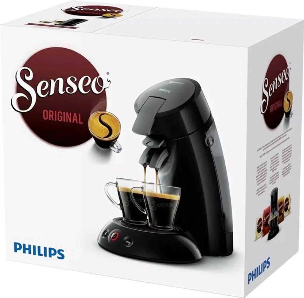 Philips Senseo Original Schwarz / Anthrazit HD6553/66 Kaffepadmaschine 4 Philips Senseo Original Schwarz / Anthrazit HD6553/66 Kaffepadmaschine – Bild 2