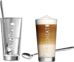 Flirt By R & B Latte-Macchiato-Glas "Lena" Spülmaschinenfest Mit Löffel 2 Stück -Haushaltswaren Store 6ecbaa2935166e666adcbb2dc461e1f7