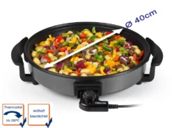Tristar Multifunktionspfanne PZ-2964 1500 W 40 Cm -Haushaltswaren Store 6f0a82568db47c9686b4b287a346f28a