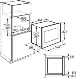 AEG - MBB1756SEM - Einbau-Mikrowelle - 60 Cm - Edelstahl Mit Antifinger-Print -Haushaltswaren Store 6f857ca1ae7bc8b49f0e0ac6961b5b91