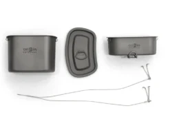 Relags Outdoor Topf-Set Aus TItan Sandgestrahlt Inkl Edelstahlaufhängung Ultraleicht -Haushaltswaren Store 705988a53014735622430b420dfd0db1