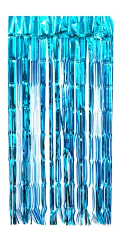 Lametta Vorhang 50x100cm, Farbauswahl:türkis