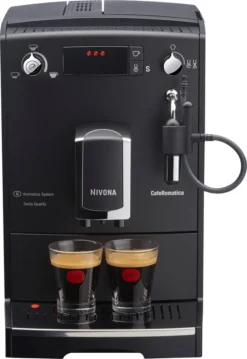 NIVONA NICR 520 CafeRomatica Kaffeevollautomat Schwarz 15 Bar Display ECO-Modus -Haushaltswaren Store 71cf107844aa0fda83452100bc79ed7c