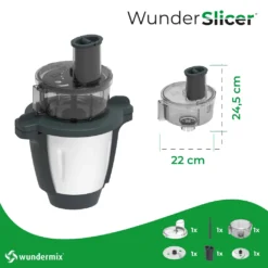 Wundermix Gemüseschneidaufsatz WunderSlicer Gemüseschneider Gemüseraspel Monsieur Cuisine Connect Trend & Smart 14 Wundermix Gemüseschneidaufsatz WunderSlicer Gemüseschneider Gemüseraspel Monsieur Cuisine Connect Trend & Smart -Haushaltswaren Store 721b38056cab900ed1a313b464eca3fd