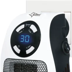 SUNTEC PTC Heizlüfter Steckdosen-Heizung Plug-in - Mit Thermostat, Timer, 500 Watt | 2 Ventilationsstufen, Elektrische Heizlüftung | Räume Bis 13 M² | Perfekt Für Schlafzimmer, Büro, Wohnung 23 SUNTEC PTC Heizlüfter Steckdosen-Heizung Plug-in - Mit Thermostat, Timer, 500 Watt | 2 Ventilationsstufen, Elektrische Heizlüftung | Räume Bis 13 M² | Perfekt Für Schlafzimmer, Büro, Wohnung -Haushaltswaren Store 726da73ba82f076ea1c12b6c7de72d5c