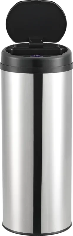 Sensor-Mülleimer 47L Abfalleimer Mit Sensorautomatik Kücheneimer Mit Sensor Edelstahl Silber 9 Sensor-Mülleimer 47L Abfalleimer Mit Sensorautomatik Kücheneimer Mit Sensor Edelstahl Silber -Haushaltswaren Store 73d814c943bcd4420b8de4c5cad9fac4