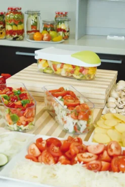 Dicer Express - Multifunktionales Gemüse- Und Obstschneider, 15 Teiliges Set Mit Fingerschutz, Alles-Schneider- Original Aus Der TV Werbung 17 Dicer Express - Multifunktionales Gemüse- Und Obstschneider, 15 Teiliges Set Mit Fingerschutz, Alles-Schneider- Original Aus Der TV Werbung -Haushaltswaren Store 73ebccc4179da258b42084e09d0c069a