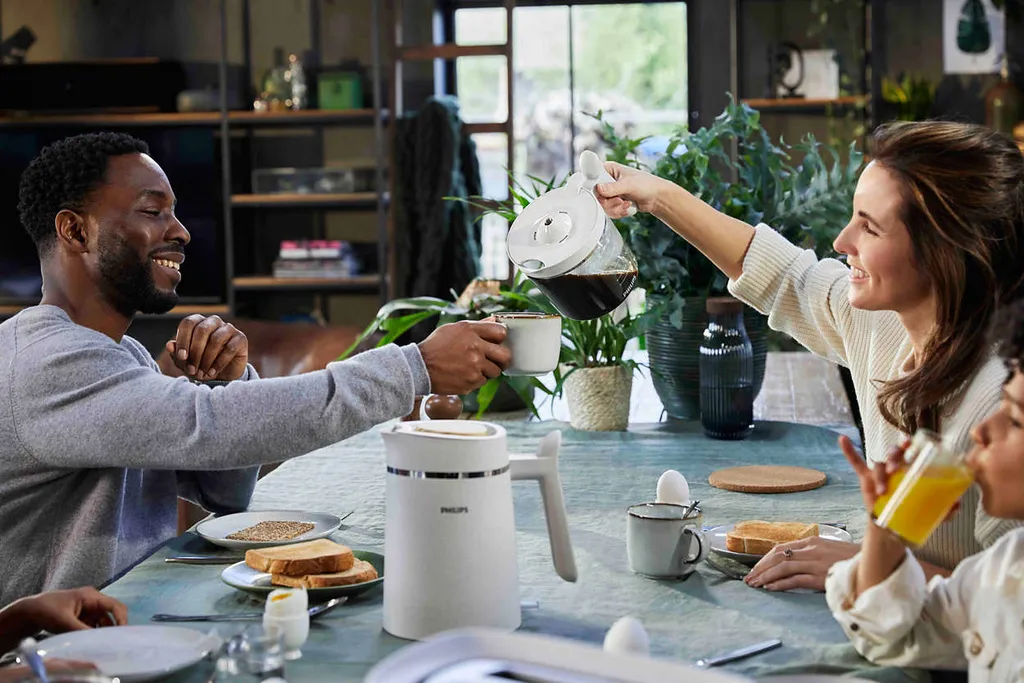 Philips Filterkaffeemaschine Conscious Collection Edition Aus 100% Biobasiertem Kunststoff, 1.2 L (HD5120/00) 10 Philips Filterkaffeemaschine Conscious Collection Edition Aus 100% Biobasiertem Kunststoff, 1.2 L (HD5120/00) – Bild 8