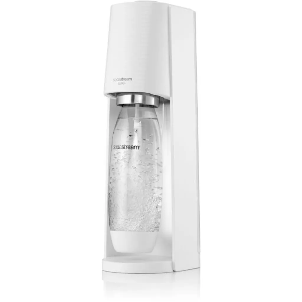 SODASTREAM TERRABILV - Weiße TERRA-Maschine Pack 2 LV-Flaschen + 1 CQC-Austauschzylinder 4 SODASTREAM TERRABILV - Weiße TERRA-Maschine Pack 2 LV-Flaschen + 1 CQC-Austauschzylinder – Bild 2