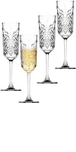 Pasabahce 440356 Timeless Sektglas, Sektkelch, 175ml, Glas, Transparent, 4 Stück -Haushaltswaren Store 74644a9b22442ab6c2a79a2cd44749fc