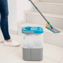 LIVINGTON Everclean Mop Mit Frischwasserpumpe | Bodenwischer Set Mit 2 Mikrofaserpads Und Eimer | Geeignet Für Alle Arten Von Böden Und Oberflächen | Das Original Aus Dem TV 16 LIVINGTON Everclean Mop Mit Frischwasserpumpe | Bodenwischer Set Mit 2 Mikrofaserpads Und Eimer | Geeignet Für Alle Arten Von Böden Und Oberflächen | Das Original Aus Dem TV -Haushaltswaren Store 7483379ec9a9801d3b77d48961a09284