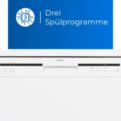 Exquisit Geschirrspüler GSP6012-030E Weiss | Standgerät | 12 Gedecke | Weiß -Haushaltswaren Store 75067405eada43ac74e09fc49d5b2bee