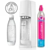 SODASTREAM TERRABILV - Weiße TERRA-Maschine Pack 2 LV-Flaschen + 1 CQC-Austauschzylinder -Haushaltswaren Store 75ecee366d458a1f952e279fff2be4d4