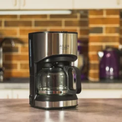 Adler AD-4407 Tropfkaffeemaschine 8 Tassen, Edelstahl, BPA-frei, 550 W, 550 W, 0,7 Liter, Schwarz Und Grau -Haushaltswaren Store 7606841ccdf7157141189a187ea4fd73