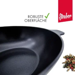 Steuber Aluguss Bratpfannen 3er Set Ceratherm-Premium Beschichtung, Induktion -Haushaltswaren Store 769ea1db3a40292cb80da531c54f88bd