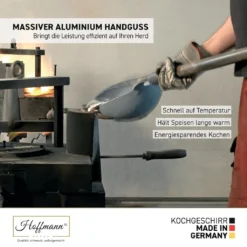 Hoffmann TC Induktionspfanne 24 Cm Antihaftbeschichtet I Innenhöhe 7 Cm Ohne Glasdeckel I Germany -Haushaltswaren Store 76c26f04063717e393823c520270a711