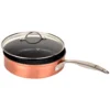 Excellence Sauteuse Ø28 Cm By Kitchen Pro - Schmorpfanne 28cm Mit Deckel, Pfanne, Aus Kupfer Und Rostfreiem Edelstahl, Induktion 2 Excellence Sauteuse Ø28 Cm By Kitchen Pro - Schmorpfanne 28cm Mit Deckel, Pfanne, Aus Kupfer Und Rostfreiem Edelstahl, Induktion -Haushaltswaren Store 7762715f6bd67d5ec7da8cc49e82c36d
