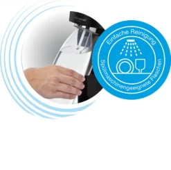 SodaStream TERRA Vorteilspack, Schwarz Mit 3 Flaschen -Haushaltswaren Store 77b2d3d6e0a541754792870c38b321f8