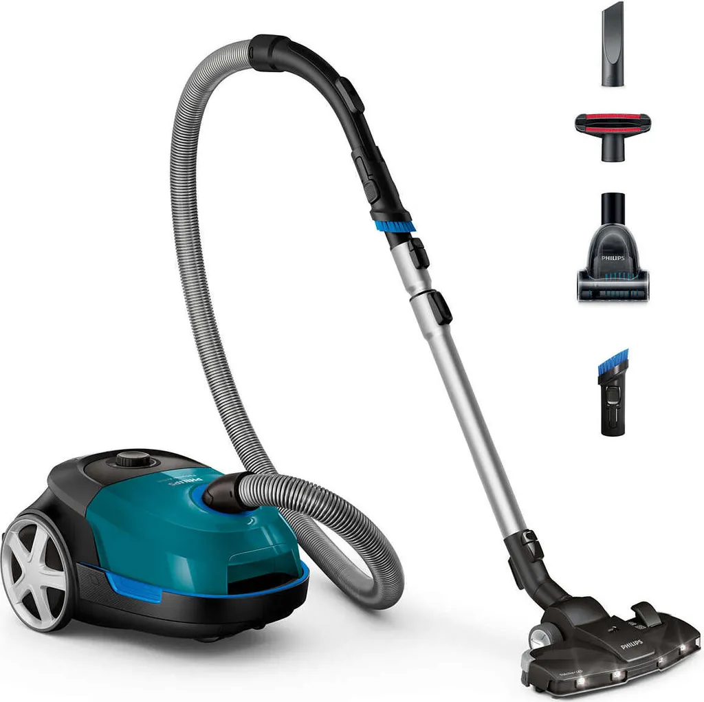 Philips Performer Active Beutel Staubsauger, Allergiefilter, 99.9 % Staubaufnahme, 900 W, Türkis (FC8580/09) 3 Philips Performer Active Beutel Staubsauger, Allergiefilter, 99.9 % Staubaufnahme, 900 W, Türkis (FC8580/09)