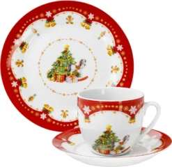 Van Well 18tlg. Kaffeeservice 'Weihnachtszauber' -Haushaltswaren Store 78ab9574da245c346564e926f0262ef0