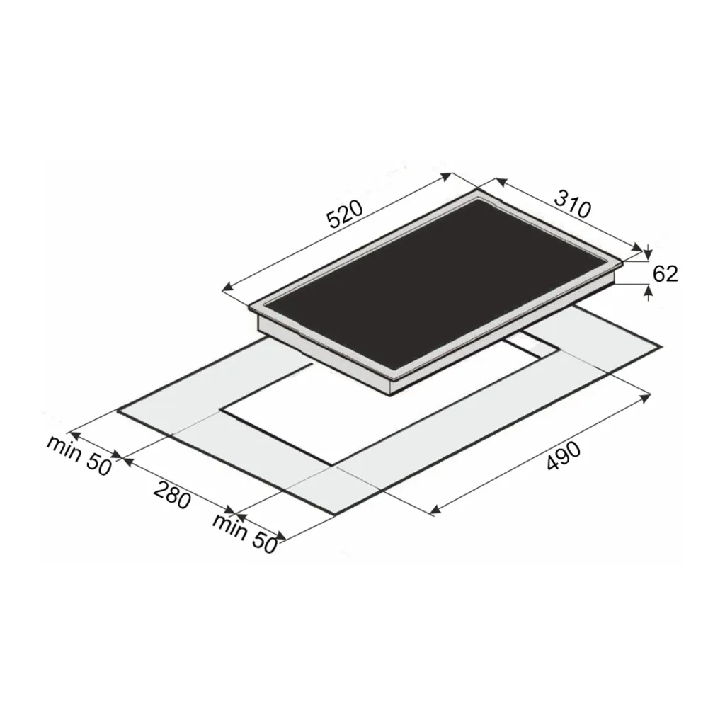 Exquisit Kochfeld EKI 301-5 | Induktion | Touch Control | 2 Kochstellen | Rahmenlos | 3400 W 8 Exquisit Kochfeld EKI 301-5 | Induktion | Touch Control | 2 Kochstellen | Rahmenlos | 3400 W – Bild 6