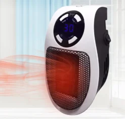 2 STÜCKE 500W 220V Steckdosen Heizlüfter Mini Heizung | Elektroheizer Mit Fernbedienung | Heizgerät -Haushaltswaren Store 79a1e4167d45b5d3425ba6251b6125e8