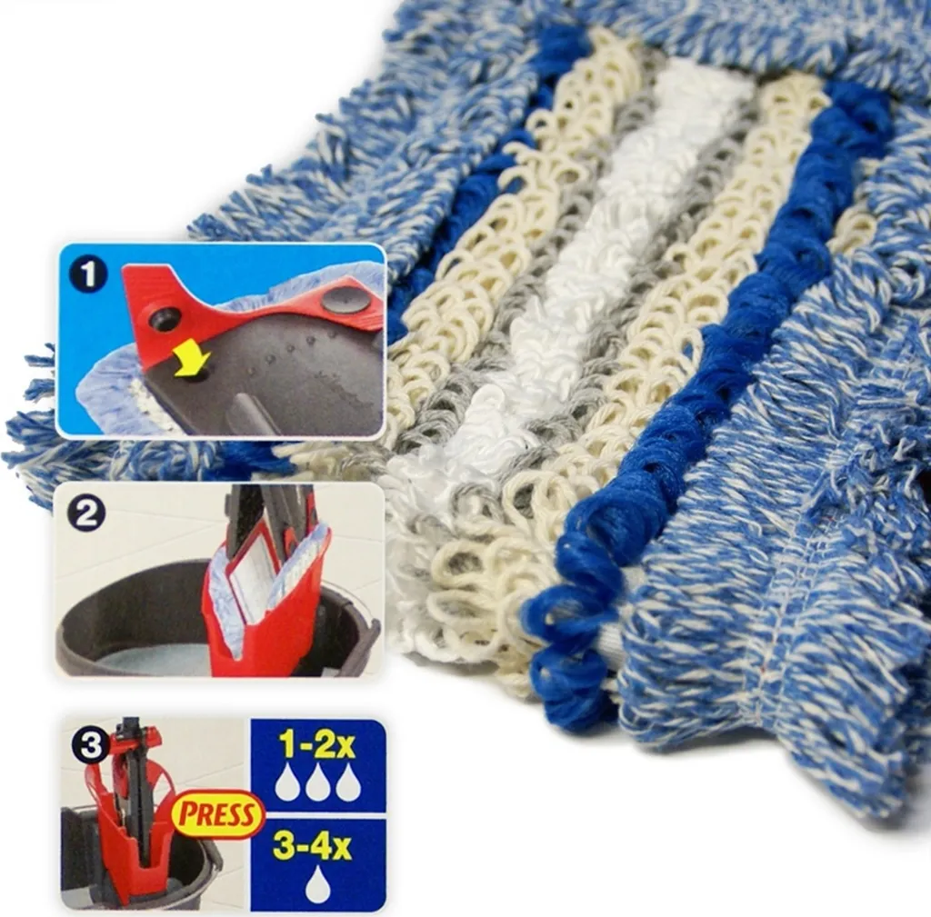 Vileda Ersatzbezug Ultramax Micro & Baumwolle Wischbezug 8 Vileda Ersatzbezug Ultramax Micro & Baumwolle Wischbezug – Bild 6