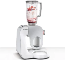 Bosch MUM58W20 CreationLine Küchenmaschine MUM58W20 Weiß/silber -Haushaltswaren Store 7a12518ca46f349bbb8e1c219728ea23