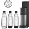 SODASTREAM DUONCB - Black DUO Machine Pack 4 Flaschen (2 DUO-Dekanter + 2 Fuse LV) + 1 CQC-Austauschzylinder