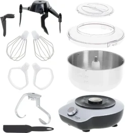 Adler AD 4222 KÃ1/4chenmaschine, Kunststoffgehäuse, 1200 Watt, 5 L Behälter, 7 Geschwindigkeiten -Haushaltswaren Store 7c6cdee56d3346981eafefa45178148d